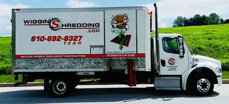 Wiggins Shred Truck Ready to Shred