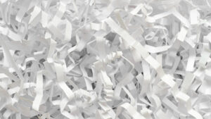 shredded tax papers
